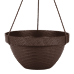 Maceta rattan colgante