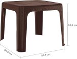 Mesa rattan lateral - Imagen 2