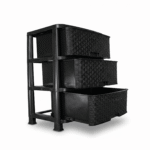 Cajonera rattan jumbo de 3 niveles