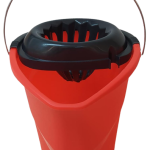 Cubeta con exprimidor