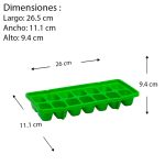 Juego de 3 moldes para cubos de hielo - Imagen 3