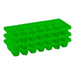 Juego de 3 moldes para cubos de hielo