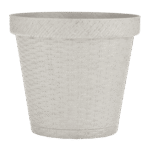 Maceta rattan redonda