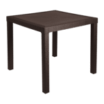 Mesa rattan cuadrada